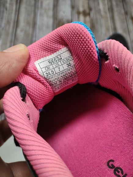 Asics Training Women's Size 7M Black/Teal/Pink Running Athletic Shoes S653J - Picture 9 of 9